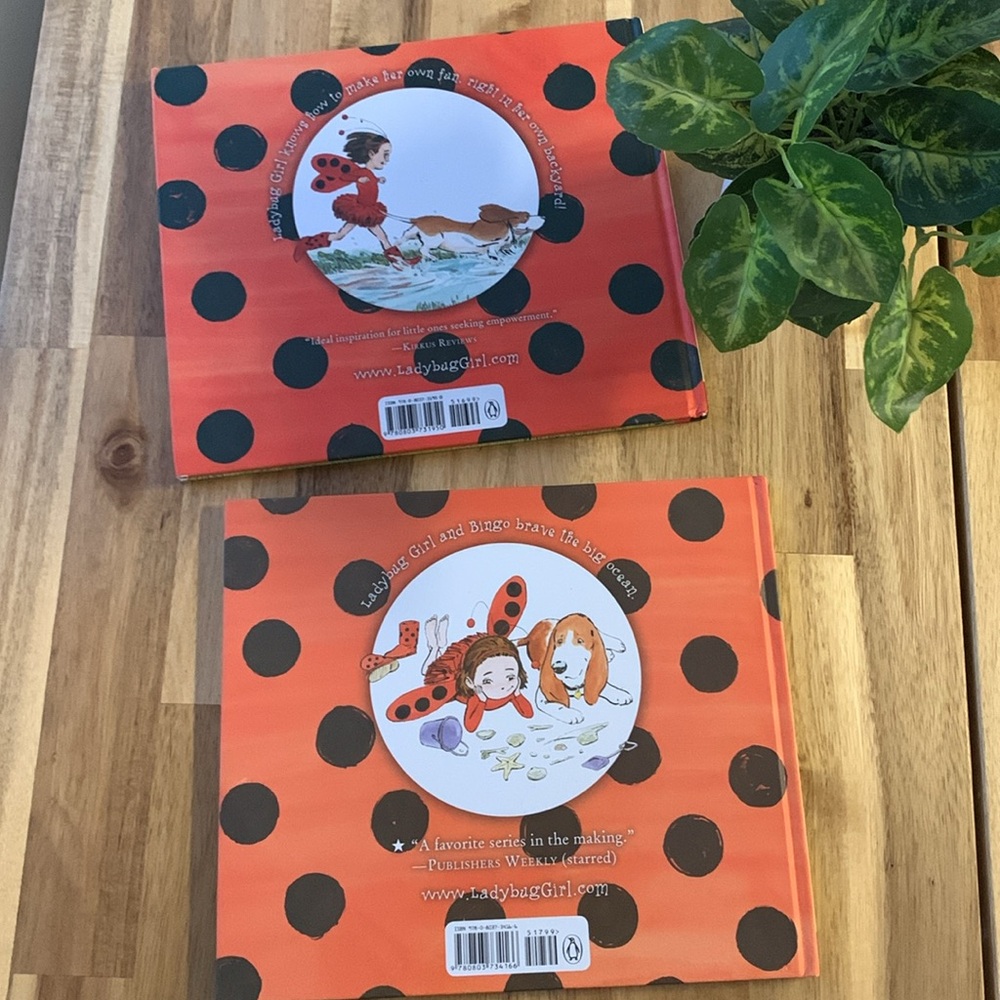 Ladybug Girl & At the Beach Beautiful Hardcover Books by David Soman Jacky Davis - Picture 2 of 16